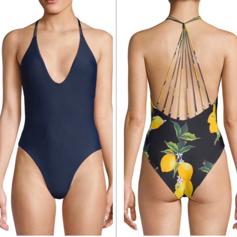 Mandalay Swimwear  One Piece Strappy Swimsuit Size Small NWT